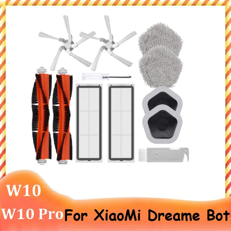 Аксессуары для робота-пылесоса Xiaomi Dreame Bot W10 и W10 Pro, основная боковая щетка, фильтр НЕРА, насадка на швабру, 12 шт.
Аксессуары для робота-пылесоса Xiaomi Dreame Bot W10 и W10 Pro, основная боковая щетка, фильтр НЕРА, насадка на швабру, 12 шт.