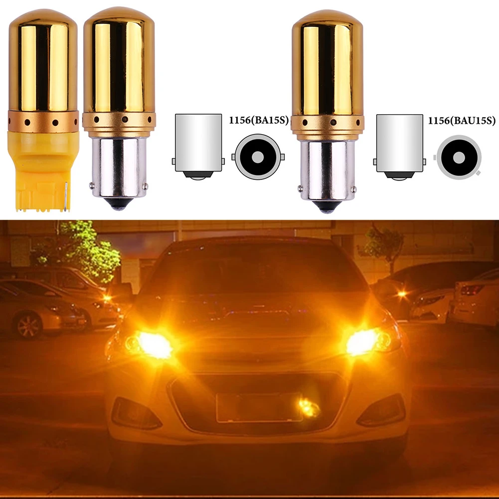 1pc CanBus 1156 T20 Tail Turn Signal Brake Lamp 144 LED Error Free Car Light Bulbs Decoding Anti-frequency Lighting Yellow
1pc CanBus 1156 T20 Tail Turn Signal Brake Lamp 144 LED Error Free Car Light Bulbs Decoding Anti-frequency Lighting Yellow