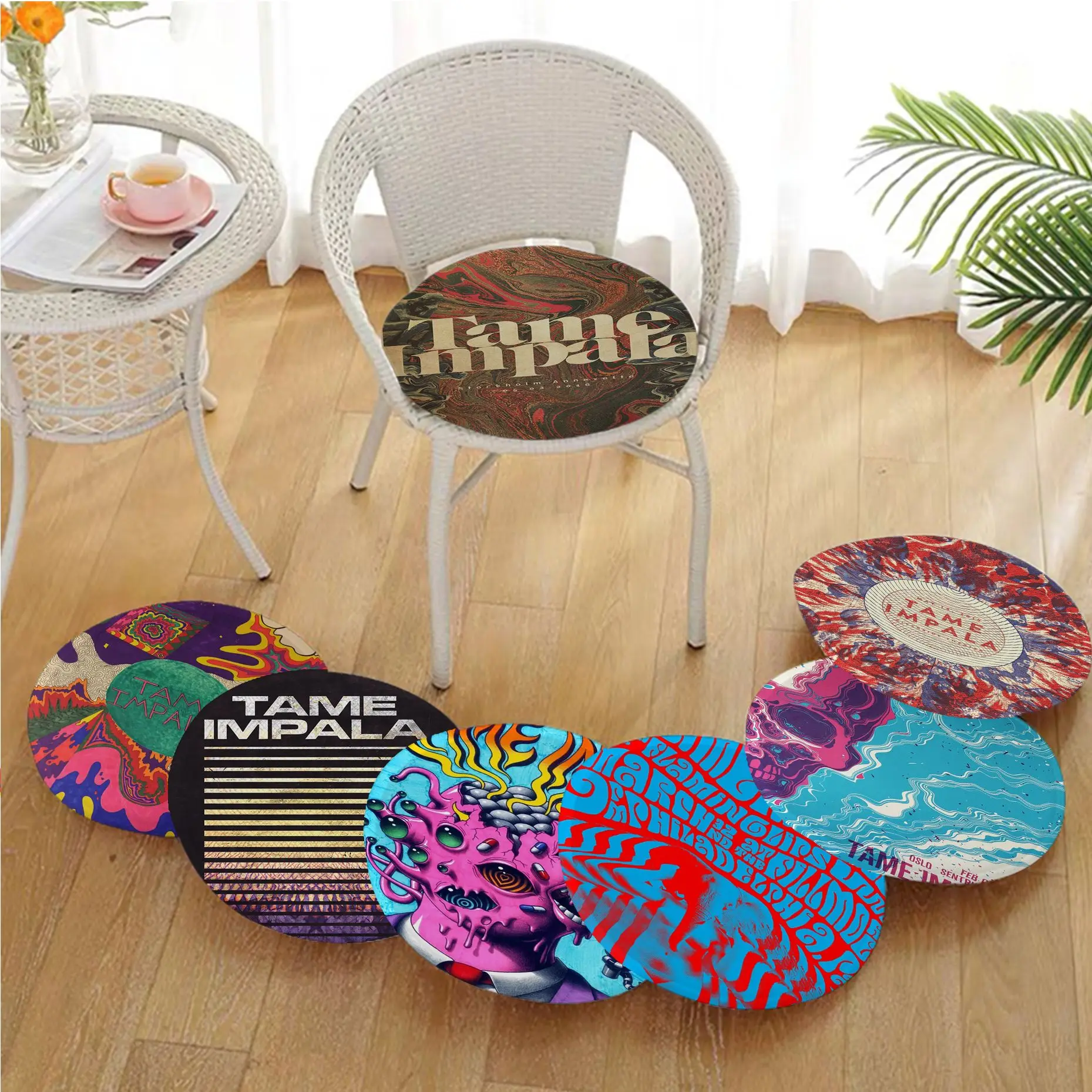 Tame Impala Psychedelic Round Sofa Mat Dining Room Table Chair Cushions Unisex Fashion Anti-slip Cushions Home Decor
Tame Impala Psychedelic Round Sofa Mat Dining Room Table Chair Cushions Unisex Fashion Anti-slip Cushions Home Decor