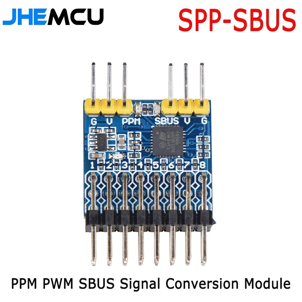 Новый модуль преобразования сигнала 8-канального PWM PPM SBUS преобразователь входное напряжение 3,3-20 в для радиоуправляемого летательного аппа...
Новый модуль преобразования сигнала 8-канального PWM PPM SBUS преобразователь входное напряжение 3,3-20 в для радиоуправляемого летательного аппа...