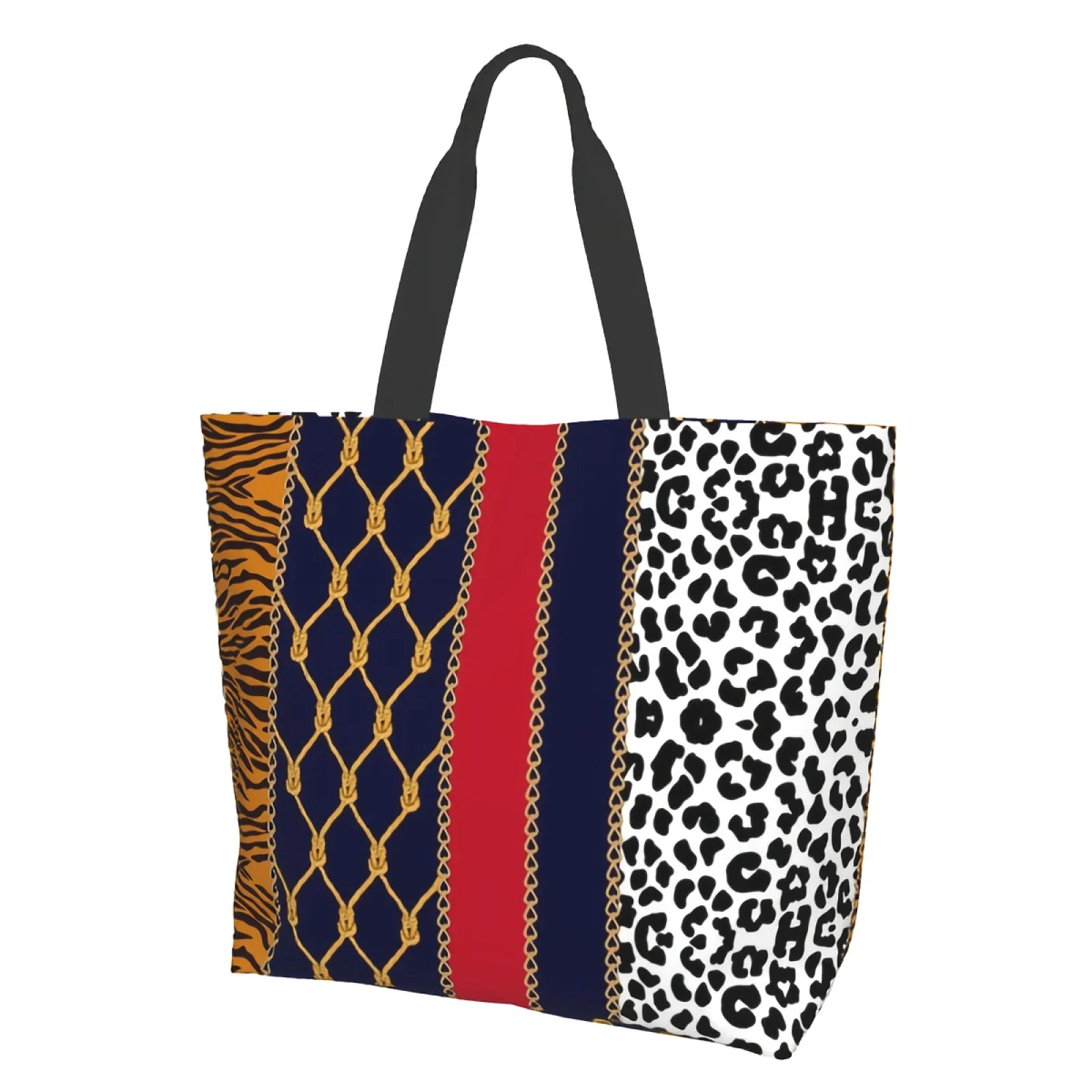 Leopard Spots Extra Large Grocery Bag Zebra Stripes Reusable Tote Bag Shopping Travel Storage Tote Lightweight Bags Handbag
Leopard Spots Extra Large Grocery Bag Zebra Stripes Reusable Tote Bag Shopping Travel Storage Tote Lightweight Bags Handbag