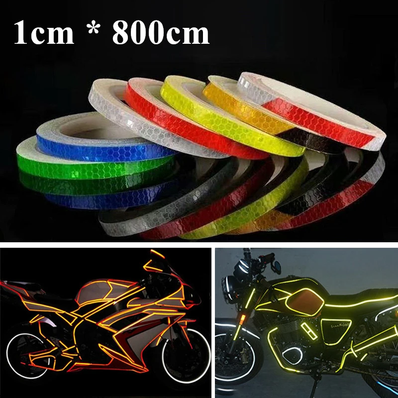 Sticker Motorcycle Rim Tape Reflective Wheel Decal 1cm*800cm Vinyl Car Warning Sticker Motorcycle Styling Decorative Accessories
Sticker Motorcycle Rim Tape Reflective Wheel Decal 1cm*800cm Vinyl Car Warning Sticker Motorcycle Styling Decorative Accessories