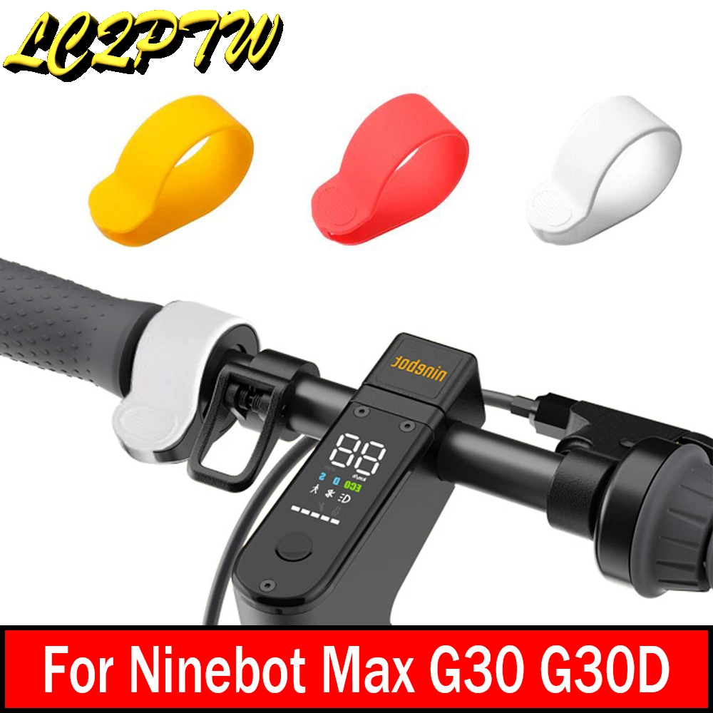 Силиконовый чехол для руля электроскутера, защитный резиновый чехол с набором для пальцев для Segway Ninebot MAX G30 G30D, аксессуары 
Силиконовый чехол для руля электроскутера, защитный резиновый чехол с набором для пальцев для Segway Ninebot MAX G30 G30D, аксессуары