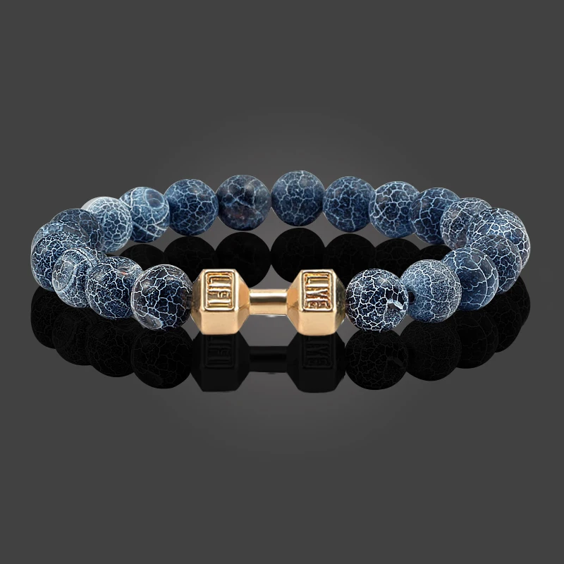 Weathered Wristband Adjustable Barcelets for Women Men Beads Bracelet Dumbbell Mens Fashion Yoga Jewelry Bangles Gift with Box
Weathered Wristband Adjustable Barcelets for Women Men Beads Bracelet Dumbbell Mens Fashion Yoga Jewelry Bangles Gift with Box