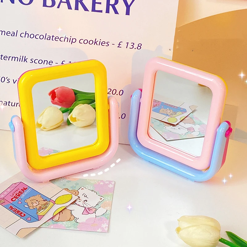 Cute Macaron Candy ColorTwo-sided Makeup Mirror Student Dormitory Portable Desktop Swing Mirror for Girl Toy Lovely Home
Cute Macaron Candy ColorTwo-sided Makeup Mirror Student Dormitory Portable Desktop Swing Mirror for Girl Toy Lovely Home