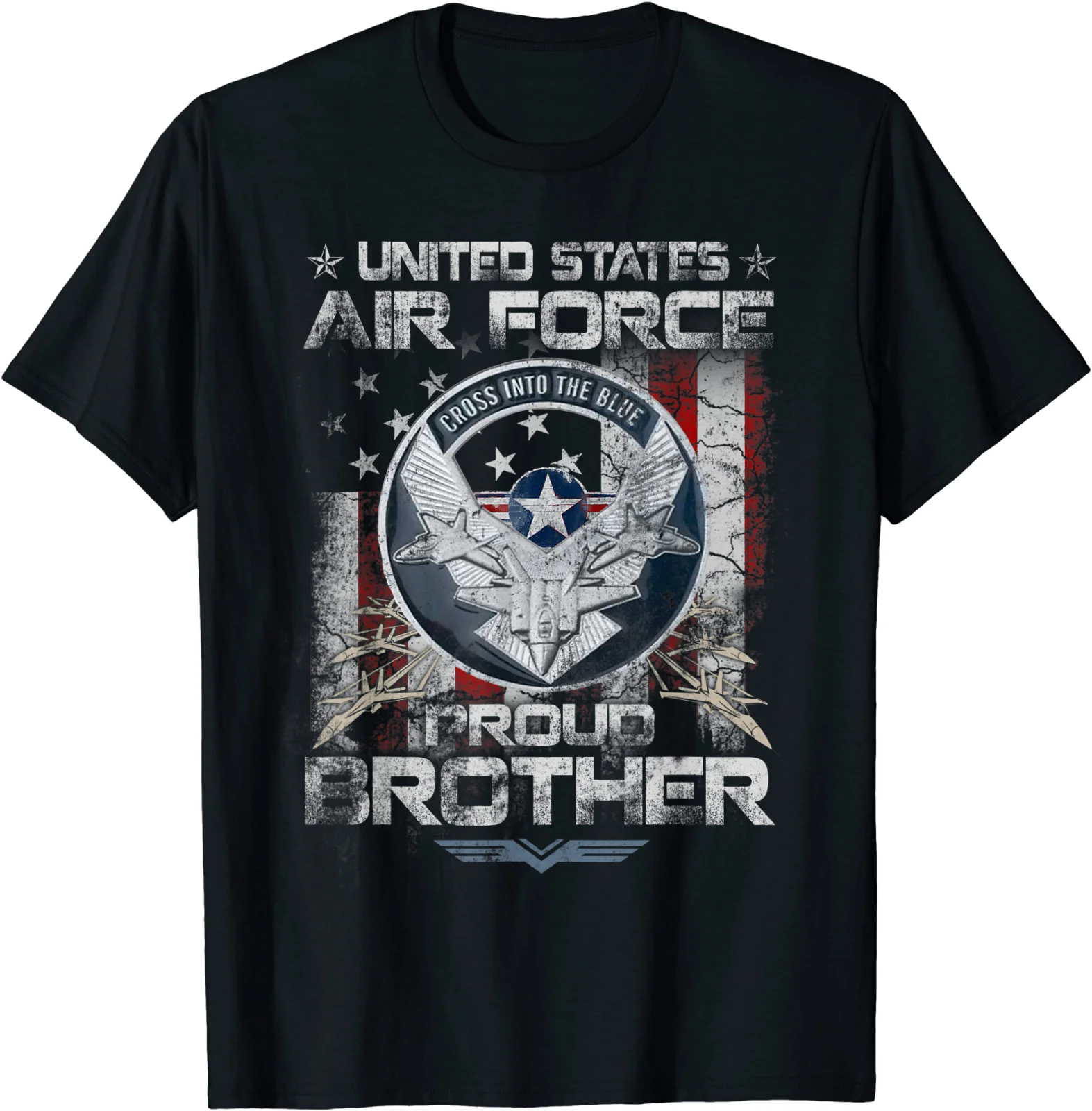 Proud Air Force Brother Shirt Military Family Patriotic T-Shirt Men's 100% Cotton Casual T-shirts Loose Top Size S-3XL
Proud Air Force Brother Shirt Military Family Patriotic T-Shirt Men's 100% Cotton Casual T-shirts Loose Top Size S-3XL