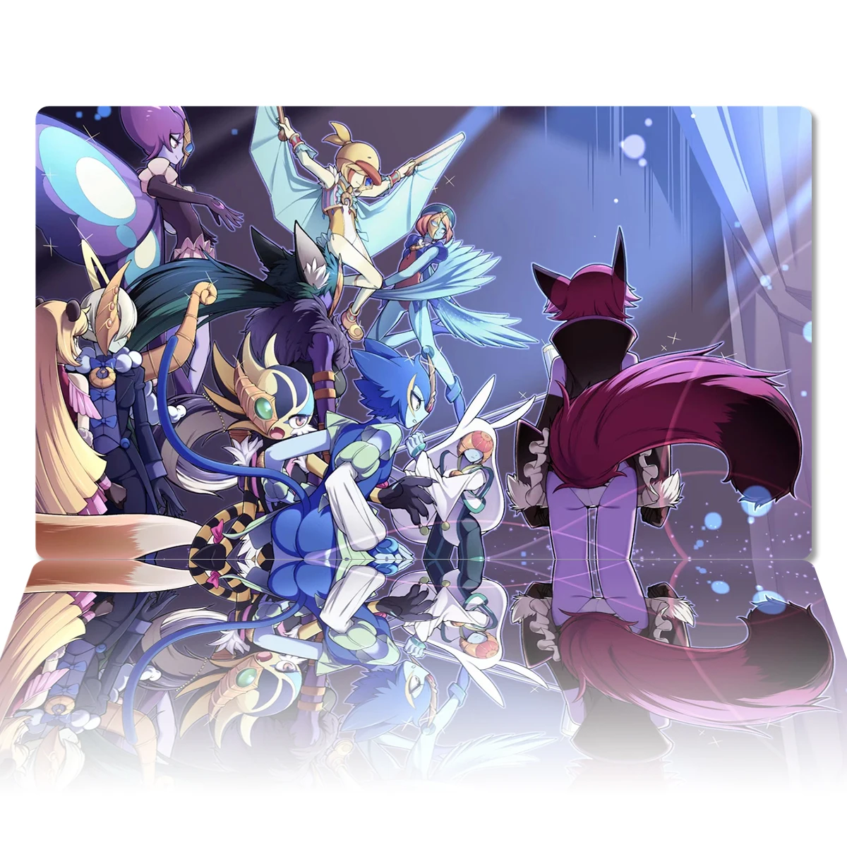 YuGiOh Playmat Maiden of The Moonlight TCG CCG Board Game Card Game Mat Anime Mouse Pad Rubber Desk Mat Zones Free Bag 60x35cm
YuGiOh Playmat Maiden of The Moonlight TCG CCG Board Game Card Game Mat Anime Mouse Pad Rubber Desk Mat Zones Free Bag 60x35cm