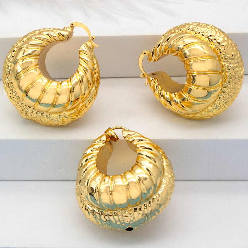 Necklace And Earrings For Women Jewelry Set 24K Gold Plated Statement Big Earrings Pendant Sets For Wedding Party Jewellery
Necklace And Earrings For Women Jewelry Set 24K Gold Plated Statement Big Earrings Pendant Sets For Wedding Party Jewellery