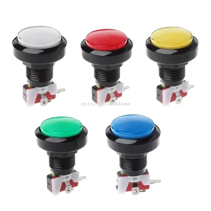 Arcade Round Shape LED Illuminated Push Button Micro Switch For Arcade Machine Game Consoles Parts 12V Lamp 45mm Buttons
Arcade Round Shape LED Illuminated Push Button Micro Switch For Arcade Machine Game Consoles Parts 12V Lamp 45mm Buttons