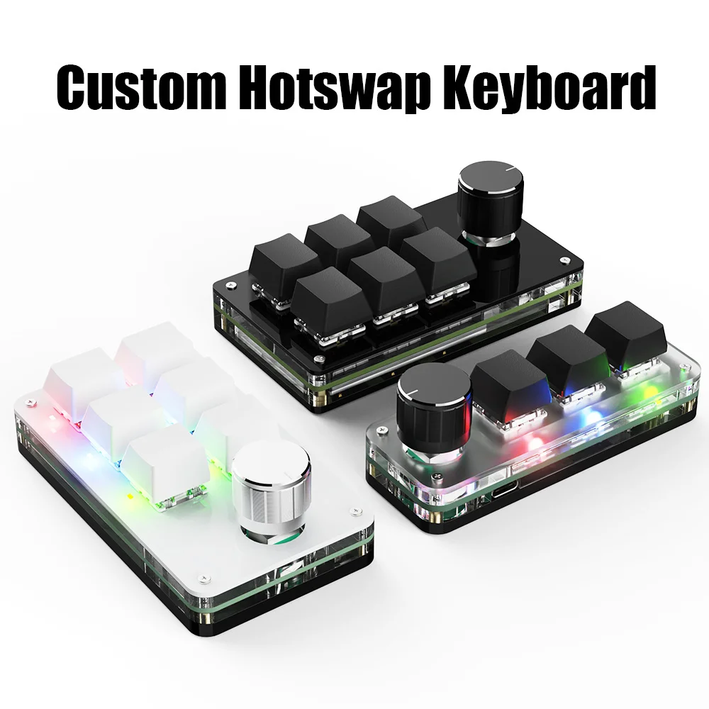 Programming Macro Custom Knob Keyboard RGB 3 Key Copy Paste Mini Button Photoshop Gaming Keypad Mechanical Hotswap Macropad Sale
Programming Macro Custom Knob Keyboard RGB 3 Key Copy Paste Mini Button Photoshop Gaming Keypad Mechanical Hotswap Macropad Sale