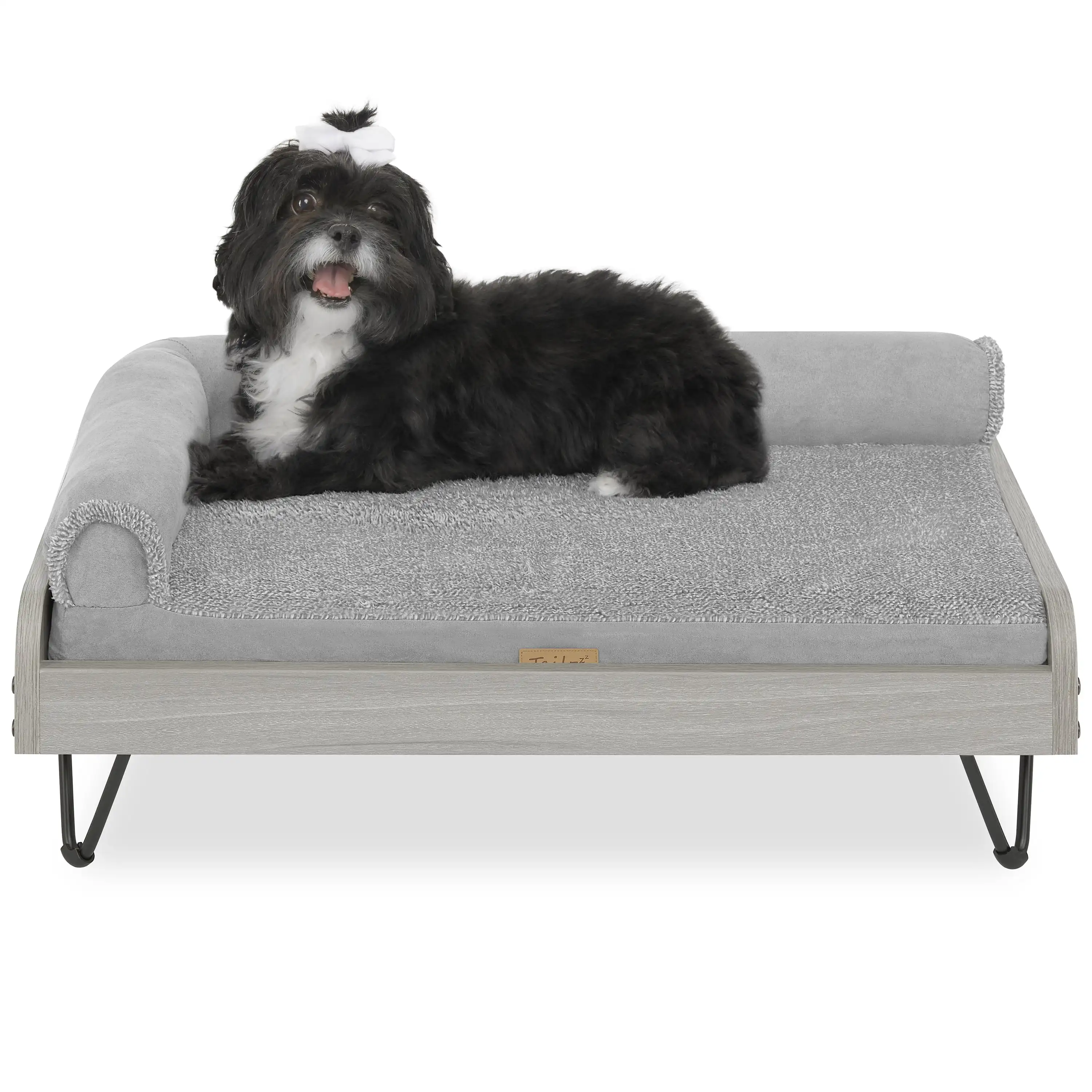 Asher Wooden Pet Bed with Mattress | Small to Medium Pet Bed with Mattress | Elevated Pet Bed | Greenguard Gold Certified
Asher Wooden Pet Bed with Mattress | Small to Medium Pet Bed with Mattress | Elevated Pet Bed | Greenguard Gold Certified