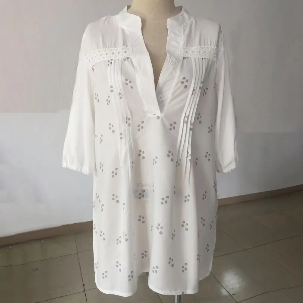 Lightweight Trendy Casual Simple Women Pullover Top Skin-Touching Pullover Shirt Solid Color Streetwear
Lightweight Trendy Casual Simple Women Pullover Top Skin-Touching Pullover Shirt Solid Color Streetwear