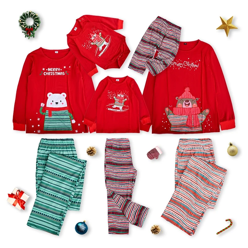 Merry Christmas Family Cartoon Matching Pajamas Set Warm Thicken Sleepwear Parent-child 2 Pieces Suit Pyjamas Baby Rompers Xmas
Merry Christmas Family Cartoon Matching Pajamas Set Warm Thicken Sleepwear Parent-child 2 Pieces Suit Pyjamas Baby Rompers Xmas