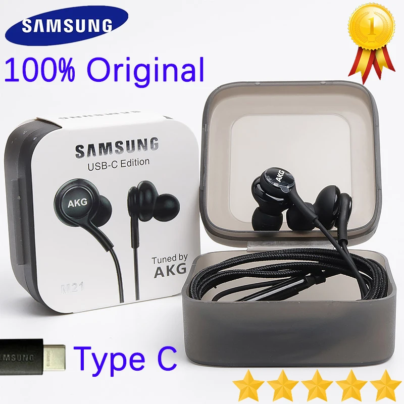 Original Samsung Earphones Type C Wired AKG In Ear Headphones With Mic Galaxy Note 20 Ultra 5G S22U S21 S20 Earphone Usb Tipe C
Original Samsung Earphones Type C Wired AKG In Ear Headphones With Mic Galaxy Note 20 Ultra 5G S22U S21 S20 Earphone Usb Tipe C