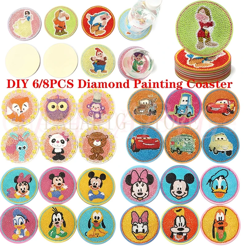 DIY Diamond Painting Disney Coaster Mickey Cars Snow White Wooden Diamond Mosaic Cup Cushion Handicrafts Gift Kitchen Decoration
DIY Diamond Painting Disney Coaster Mickey Cars Snow White Wooden Diamond Mosaic Cup Cushion Handicrafts Gift Kitchen Decoration