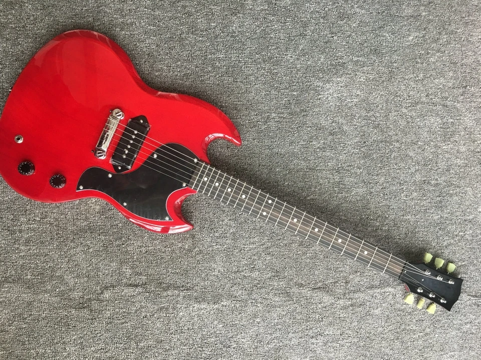 SG Electric Guitar Red Color Mahogany body Rosewood Fingerboard Chrome Hardware High Quality Guitarar
SG Electric Guitar Red Color Mahogany body Rosewood Fingerboard Chrome Hardware High Quality Guitarar