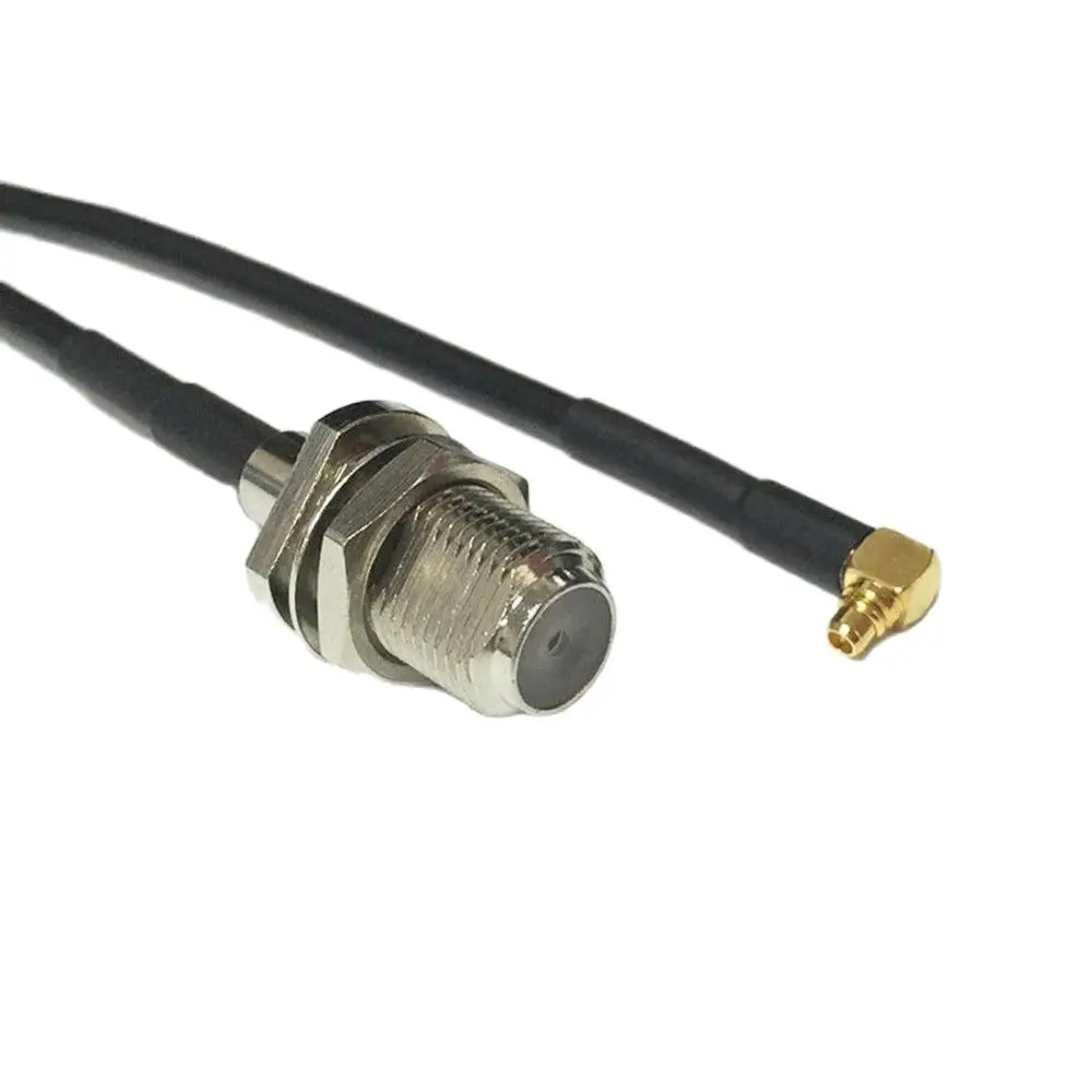 

New F Female Jack To MMCX Male Plug Connector RG174 Cable Pigtail 20CM 8" /30CM/50CM/100CM Adapter for Wireless Modem Wholesale