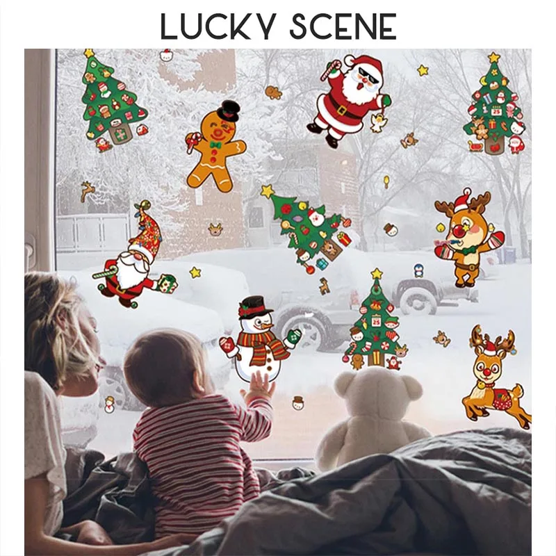 Christmas DIY Sticker Santa Claus Snowman Children Cartoon Handmade Parent-child Christmas Tree S01501
Christmas DIY Sticker Santa Claus Snowman Children Cartoon Handmade Parent-child Christmas Tree S01501