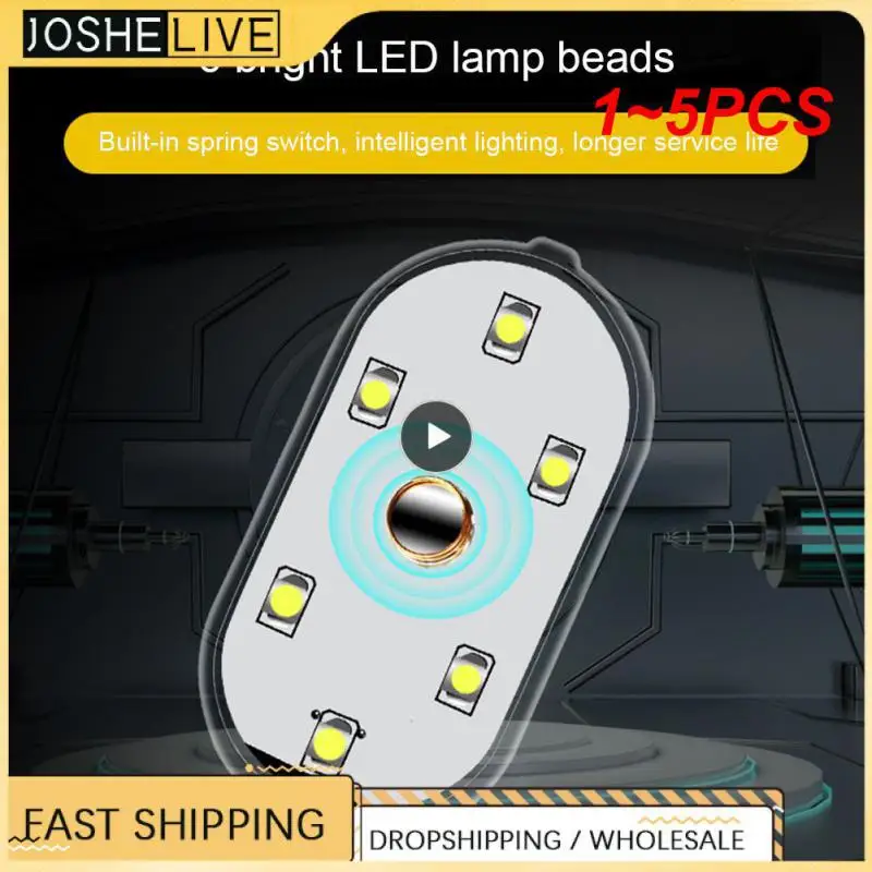 1~5PCS Car LED Touch Lights Wireless Interior Light Auto Roof Ceiling Reading Lamps For Door Foot Trunk Storage Box USB Charging
1~5PCS Car LED Touch Lights Wireless Interior Light Auto Roof Ceiling Reading Lamps For Door Foot Trunk Storage Box USB Charging