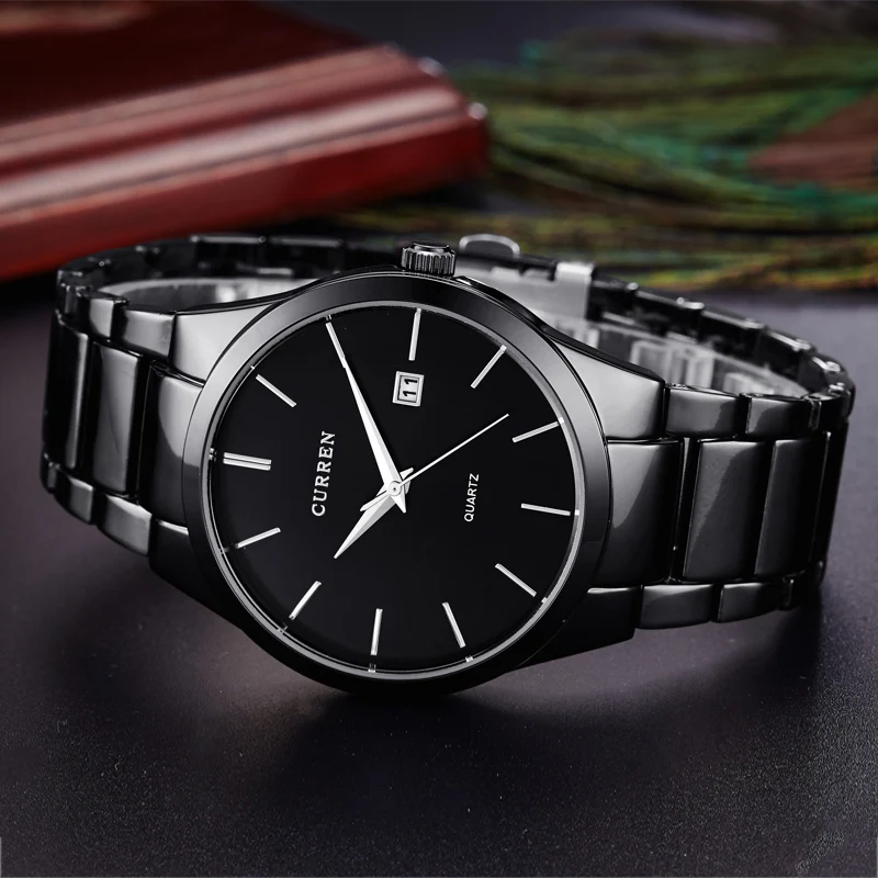 

Curren 8106 quartz Tag men clock casual full steel luxury male wrist watch Men Business Relojes hombre military wristwatches