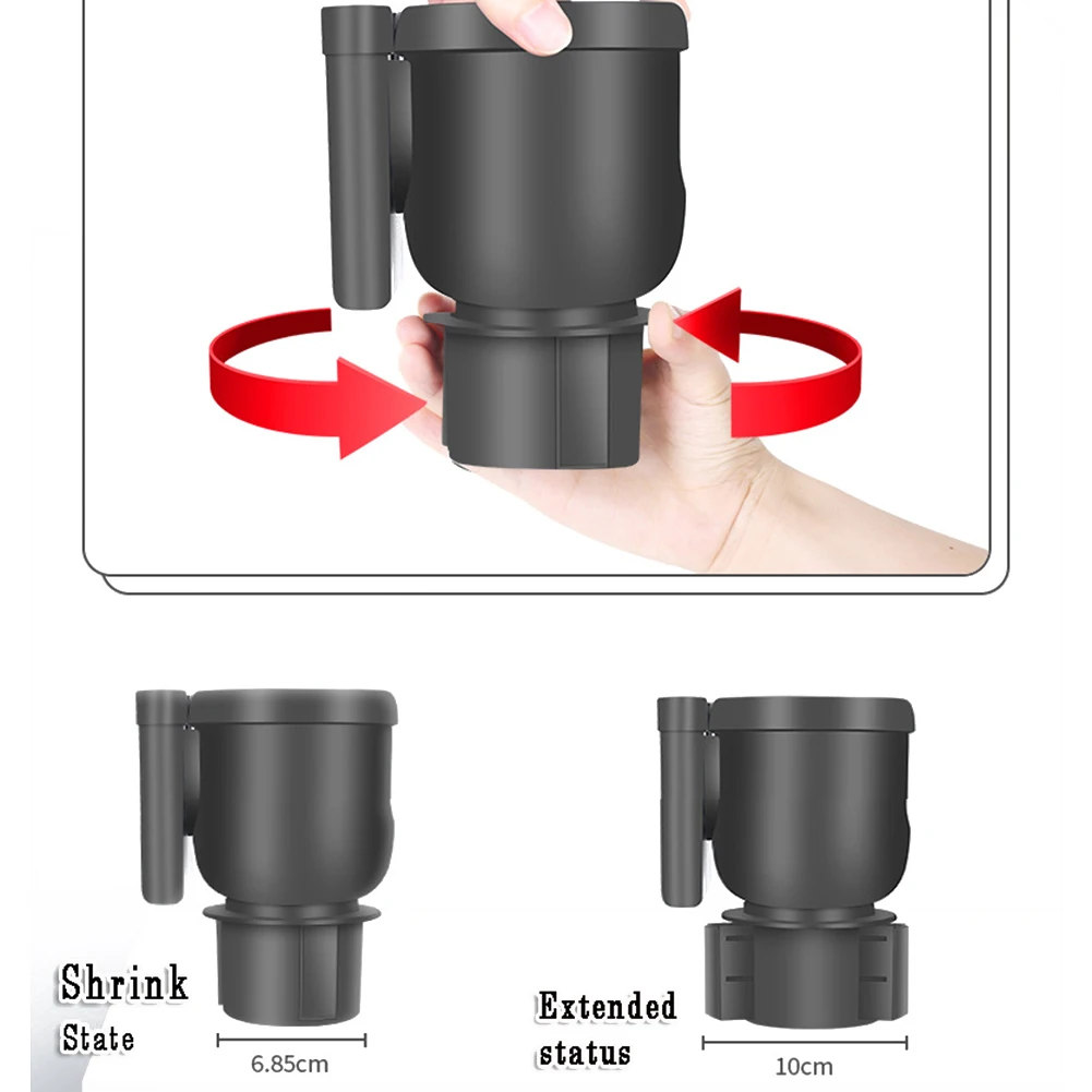 Car Cup Holder Expander Adapter With Phone Holder 2 In 1 Adjustable Car Drink Cup Bottle Holder AUTO Car Stand Organizer
Car Cup Holder Expander Adapter With Phone Holder 2 In 1 Adjustable Car Drink Cup Bottle Holder AUTO Car Stand Organizer