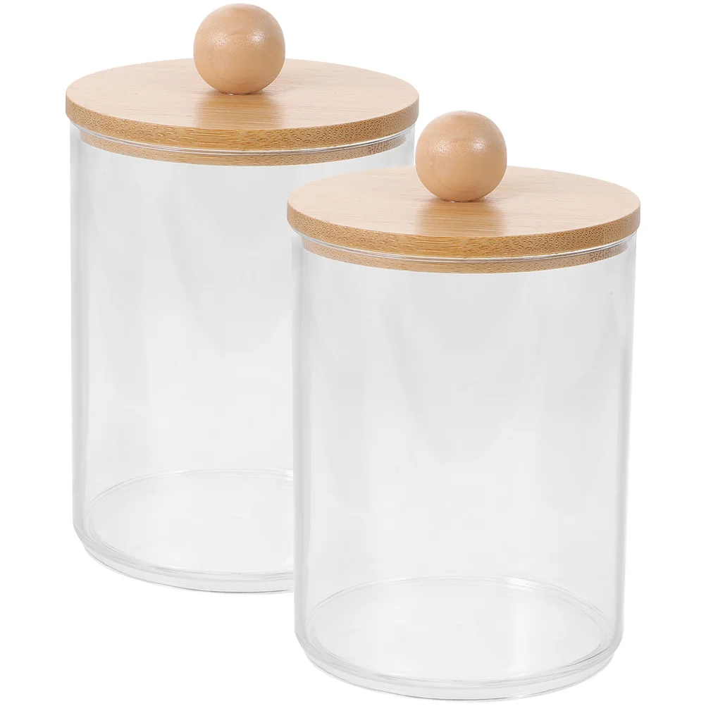 2 Pcs Round Cotton Pads Swab Storage Box Toothpick Holders Canisters Organizer Dispenser Container Case Clear
2 Pcs Round Cotton Pads Swab Storage Box Toothpick Holders Canisters Organizer Dispenser Container Case Clear