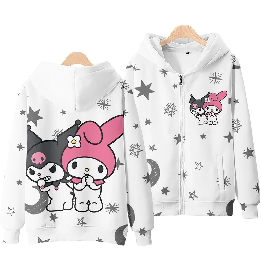 3D New Sanrio Kuromi Zipper Sweatshirt Sweet Fashion Casual Cute Style Hooded Warm and Comfortable Best Birthday Gift
3D New Sanrio Kuromi Zipper Sweatshirt Sweet Fashion Casual Cute Style Hooded Warm and Comfortable Best Birthday Gift