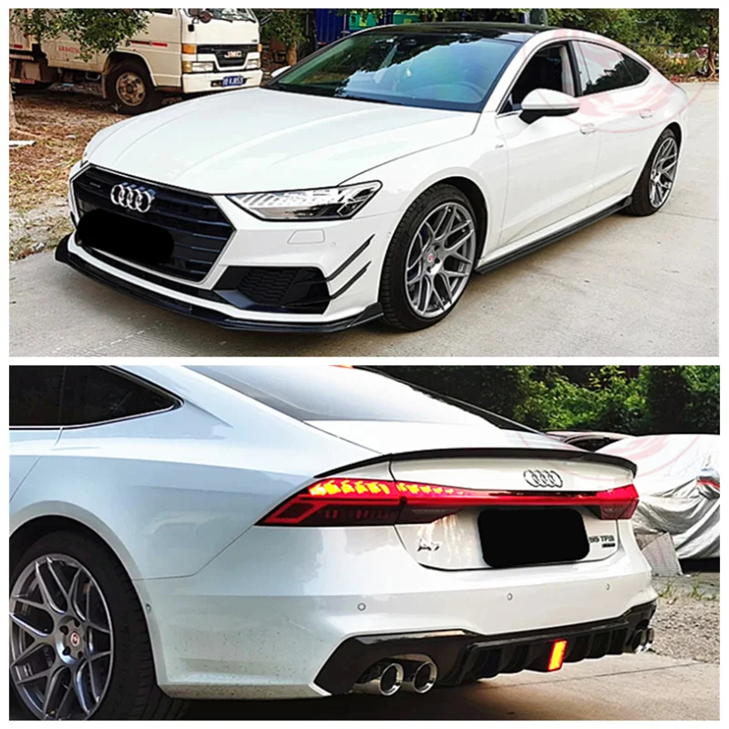 New High Quality Carbon Fiber Bumper Front Lip +Rear Diffuser Spoiler + Side Skirts Protector For Audi A7 S7 C8 2019 2020 2021
New High Quality Carbon Fiber Bumper Front Lip +Rear Diffuser Spoiler + Side Skirts Protector For Audi A7 S7 C8 2019 2020 2021