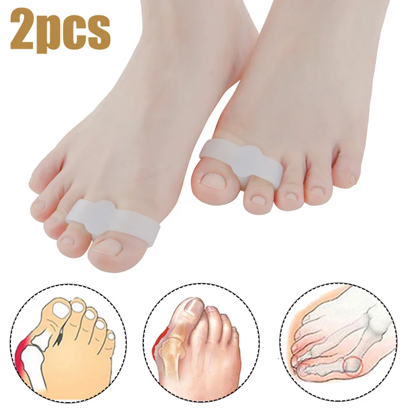 Sdotter 2pcs Toe Thumb Valgus Toe Separator Corrector Posture Silicone Gel Foot Fingers Protector Corrector Pedicure Foot Care T
Sdotter 2pcs Toe Thumb Valgus Toe Separator Corrector Posture Silicone Gel Foot Fingers Protector Corrector Pedicure Foot Care T