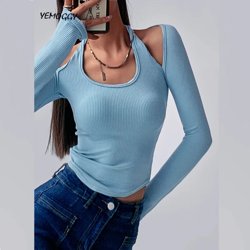 Casual Long-sleeveT-shirt Female Tops 2022 Autumn Winter Korean Fashion New Sexy Niche Tight Fake Two-piece Tops Women T-shirts
Casual Long-sleeveT-shirt Female Tops 2022 Autumn Winter Korean Fashion New Sexy Niche Tight Fake Two-piece Tops Women T-shirts