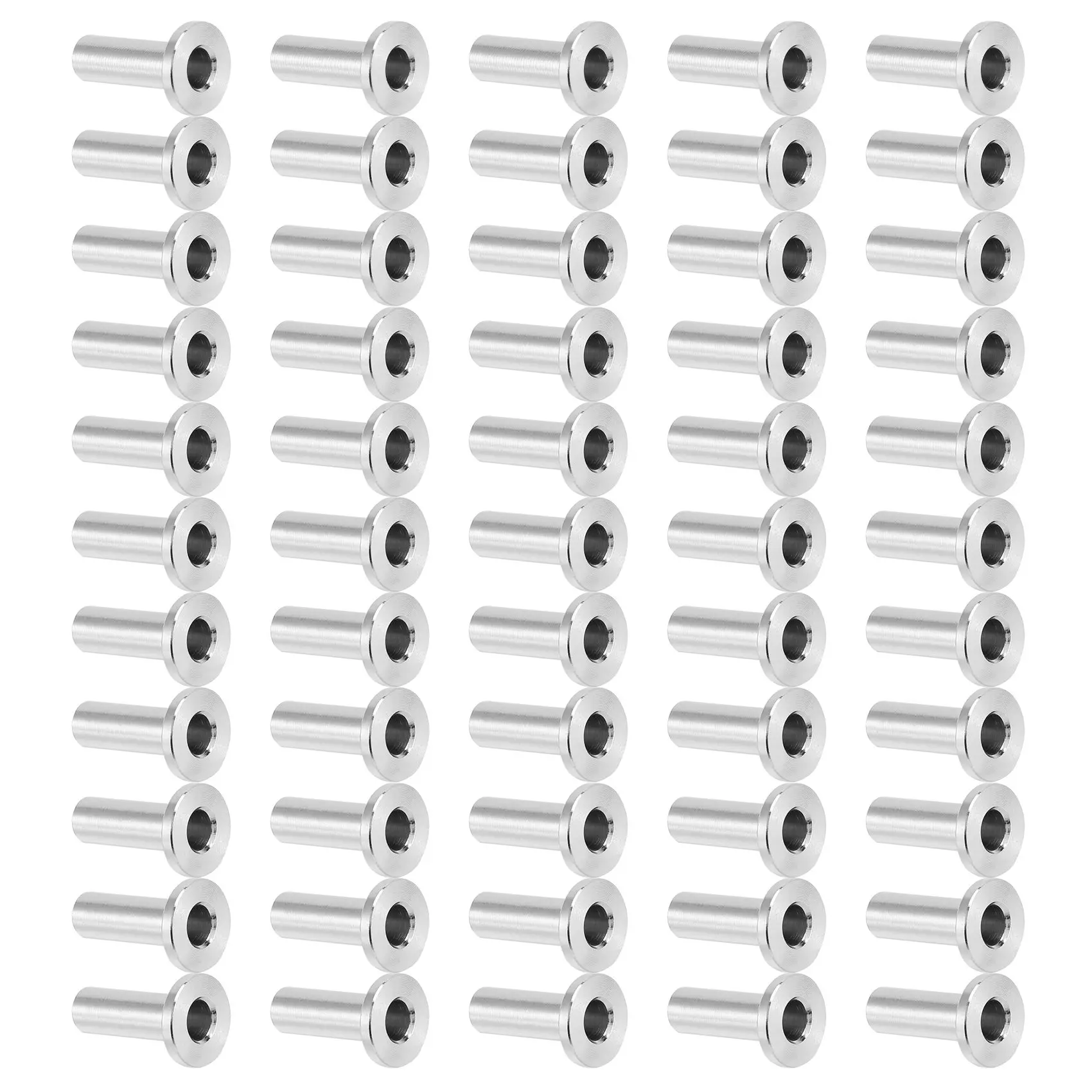 Stainless Steel Protector Sleeves For 1/8 Inch Cable Railing Wood Posts Diy Balustrade T316 Marine Grade 55 Pack
Stainless Steel Protector Sleeves For 1/8 Inch Cable Railing Wood Posts Diy Balustrade T316 Marine Grade 55 Pack
