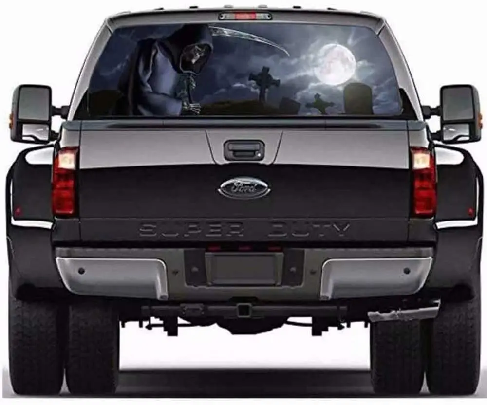 Practlsol Car Decals- 1 Pcs Grim Reaper Decal -Rear Window Decal,Truck Stickers, Car Decal Vinyl for Car/Truck/SUV/, Univers
Practlsol Car Decals- 1 Pcs Grim Reaper Decal -Rear Window Decal,Truck Stickers, Car Decal Vinyl for Car/Truck/SUV/, Univers
