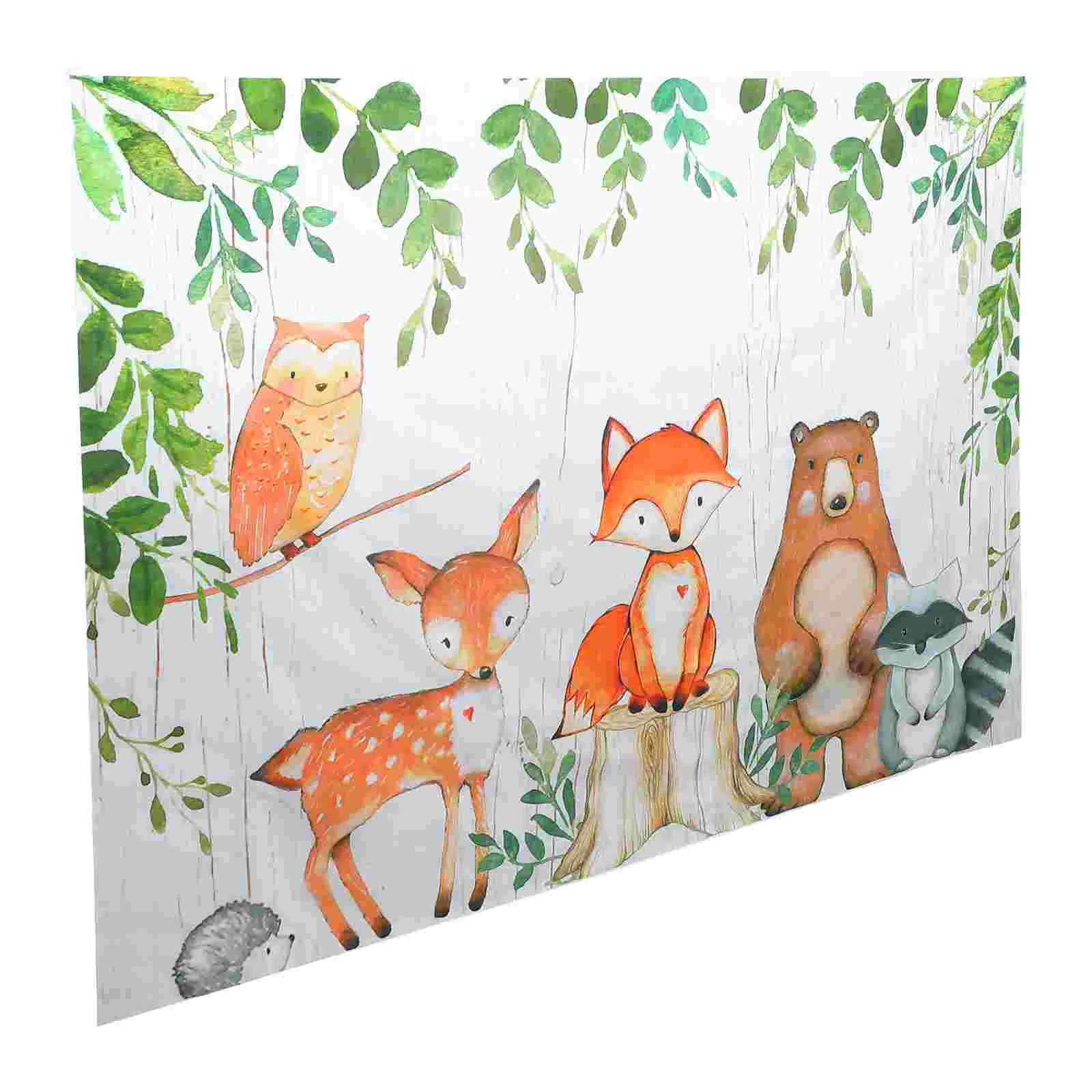 1pc Animals Baby Shower Backdrop Kid Birthday Backdrop Baby Shower Tapestry Woodland Backdrop Wall Hanging Decorations
1pc Animals Baby Shower Backdrop Kid Birthday Backdrop Baby Shower Tapestry Woodland Backdrop Wall Hanging Decorations