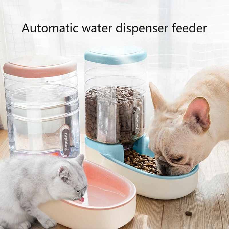 Dog Automatic Food Feeder Cat Water Dispenser ABS Water Bottle Pet Large Capacity Food Bowl Water Basin Combination Product
Dog Automatic Food Feeder Cat Water Dispenser ABS Water Bottle Pet Large Capacity Food Bowl Water Basin Combination Product
