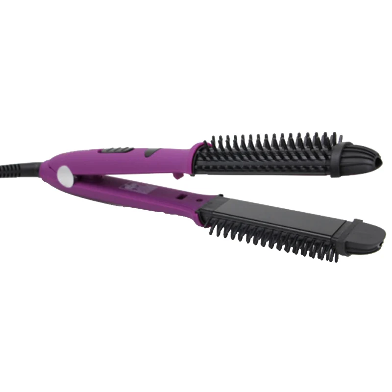 Ionic Ceramic Curling Iron Iron Brush-Ionic Hot Brush And Ceramic Flat Iron, Purple-EU Plug
Ionic Ceramic Curling Iron Iron Brush-Ionic Hot Brush And Ceramic Flat Iron, Purple-EU Plug