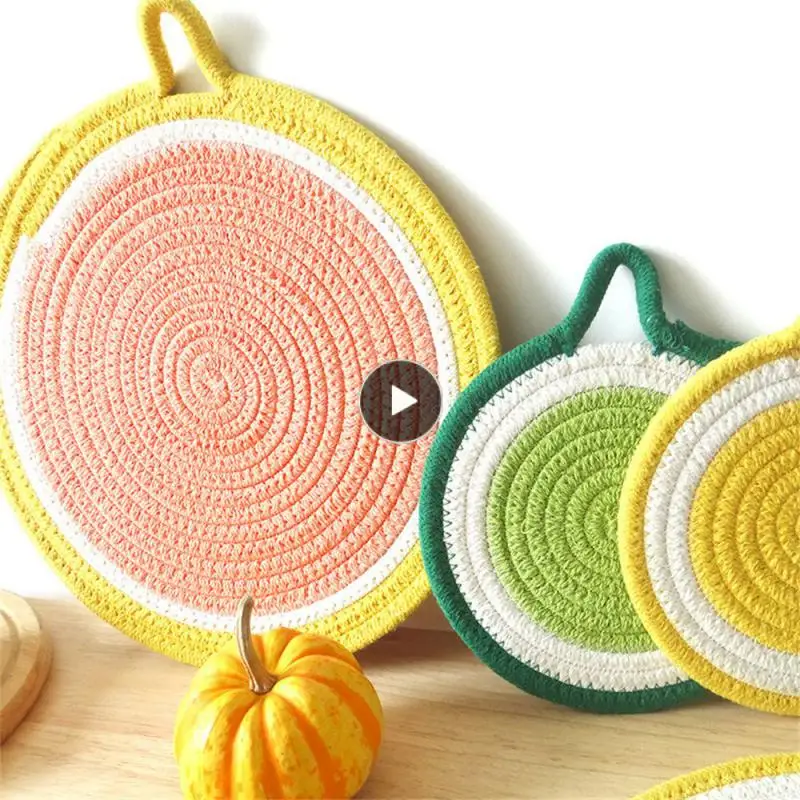 Обеденный коврик, хлопковый шнур, тканый бытовой коврик для кастрюль, подставка для чашек, 2023, теплоизоляционный коврик, серия фруктов, Настольная тарелка, круглый кухонный коврик, Новинка
Обеденный коврик, хлопковый шнур, тканый бытовой коврик для кастрюль, подставка для чашек, 2023, теплоизоляционный коврик, серия фруктов, Настольная тарелка, круглый кухонный коврик, Новинка