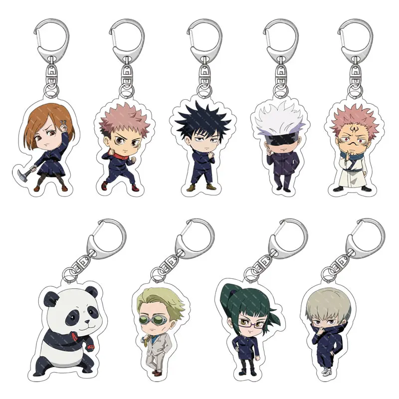 Jujutsu Kaisen Keychain 9 Styles Acrylic Cartoon Keyring Accessories Anime Key Chain Fans Gift
Jujutsu Kaisen Keychain 9 Styles Acrylic Cartoon Keyring Accessories Anime Key Chain Fans Gift