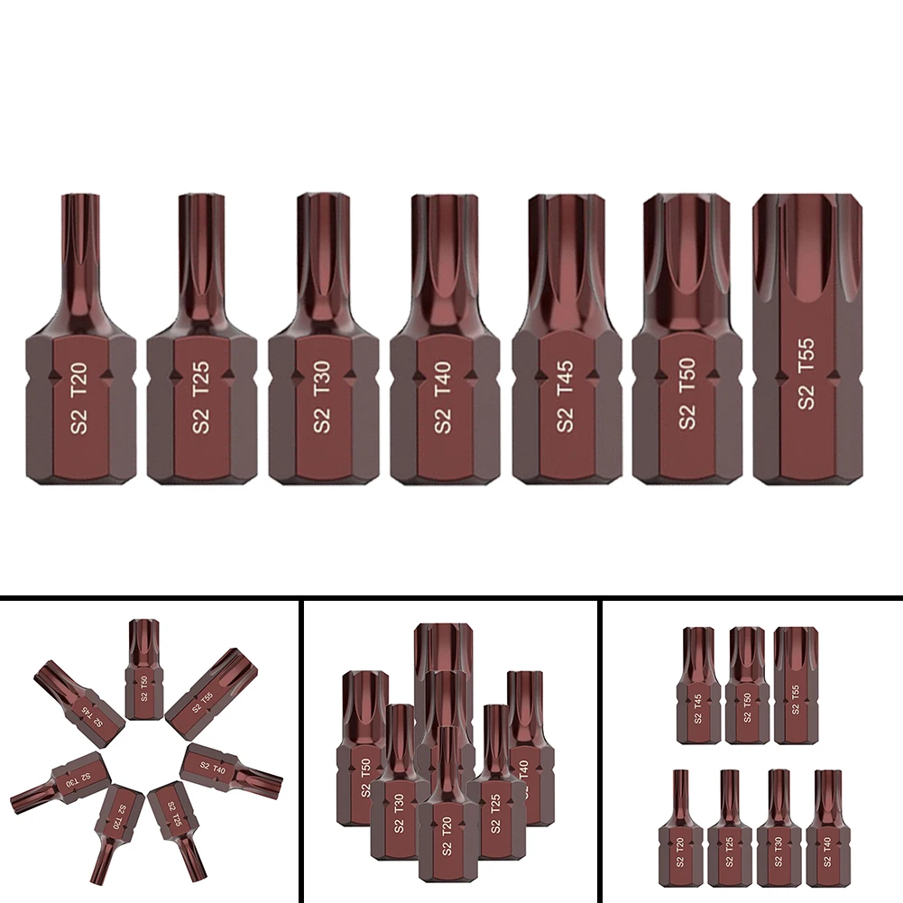 Electric Screwdriver Bits Hex Shank Batch Head Bits T20/25/30/40/45/50/55 Screwdriver Bit Multi-function Hand Tools
Electric Screwdriver Bits Hex Shank Batch Head Bits T20/25/30/40/45/50/55 Screwdriver Bit Multi-function Hand Tools