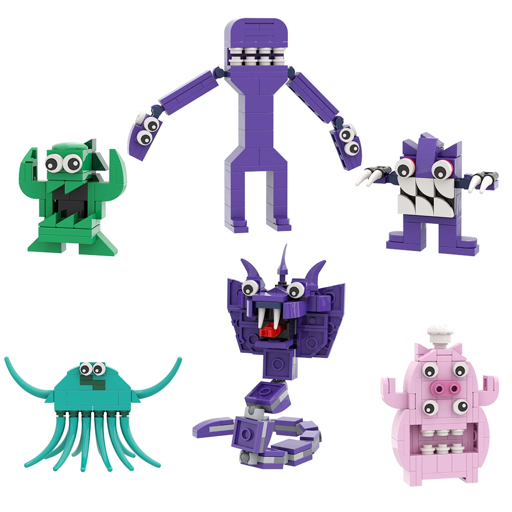 Garten of Banban Chapter 3 Figure Building Block Model Kit Cartoon Chef Pigster Stinky Joel Silent Steve Monster Bricks Toys
Garten of Banban Chapter 3 Figure Building Block Model Kit Cartoon Chef Pigster Stinky Joel Silent Steve Monster Bricks Toys