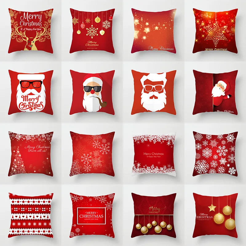 Home Decor Merry Christmas Print Pillowcase Christmas Decoration Pillowcase Polyester Pillowcase 45x45cm funda de almohada
Home Decor Merry Christmas Print Pillowcase Christmas Decoration Pillowcase Polyester Pillowcase 45x45cm funda de almohada