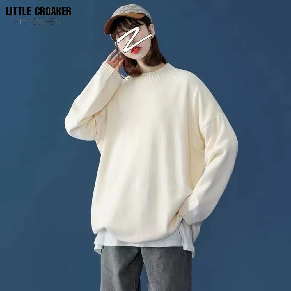 Осенне-зимний вязаный женский свитер, пуловеры, новинка 2022, осенние свободные толстые однотонные пуловеры с круглым вырезом, высококачеств...
Осенне-зимний вязаный женский свитер, пуловеры, новинка 2022, осенние свободные толстые однотонные пуловеры с круглым вырезом, высококачеств...