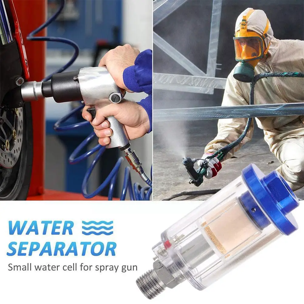 1/4'' Water Oil Separator Air Filter Moisture Absorber For Compressor Spray Paint Gun Air Hose Filter Moisture Trap Spray G I0R0
1/4'' Water Oil Separator Air Filter Moisture Absorber For Compressor Spray Paint Gun Air Hose Filter Moisture Trap Spray G I0R0