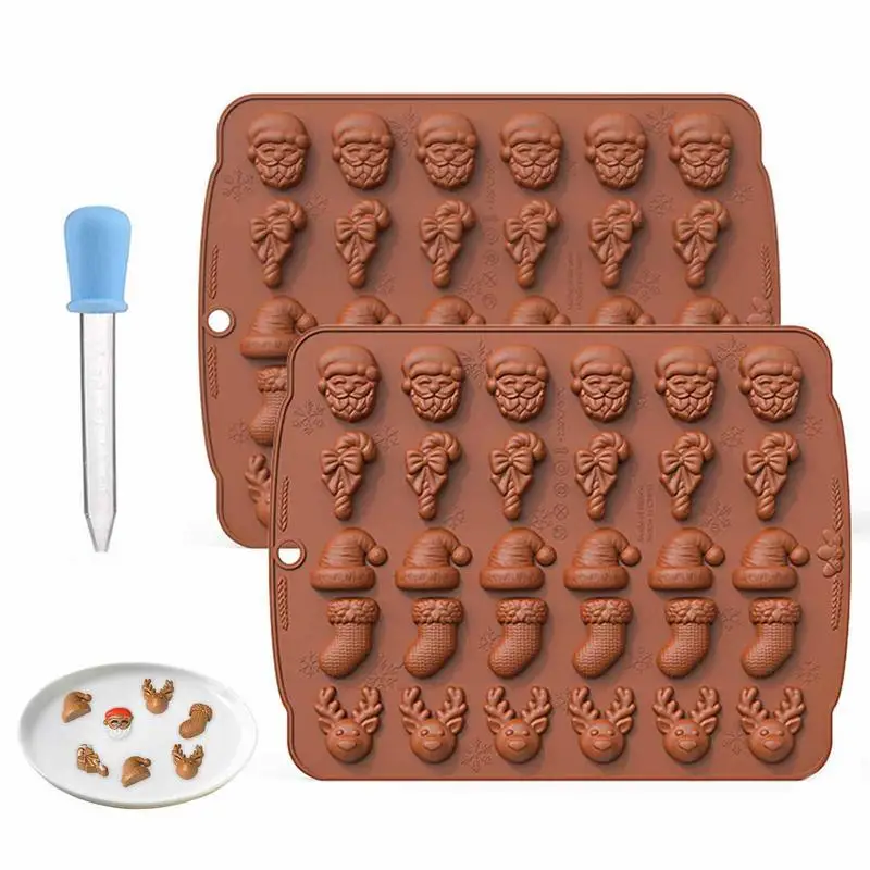 Christmas Silicone Cake Molds 2 Pieces Food Grade Silicone Christmas Theme Baking Mould 30 Cavity Christmas Mould For Cake
Christmas Silicone Cake Molds 2 Pieces Food Grade Silicone Christmas Theme Baking Mould 30 Cavity Christmas Mould For Cake