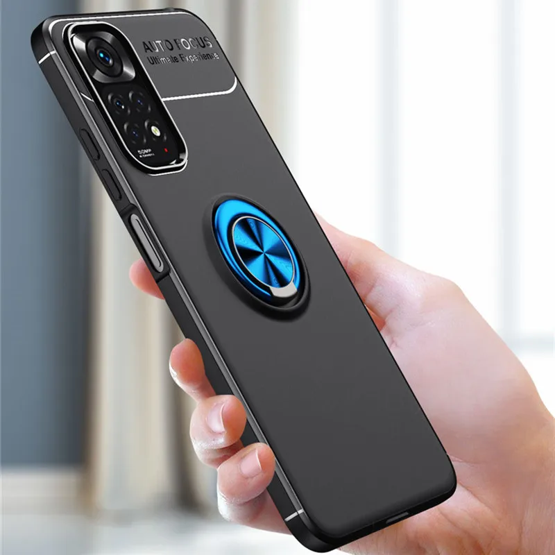 For Xiaomi Redmi Note 11 Global Case Redmi Note 11 Cover Silicone Metal Ring Stand back Cover Redmi Note 11S 11 Pro 4G 5G Global
For Xiaomi Redmi Note 11 Global Case Redmi Note 11 Cover Silicone Metal Ring Stand back Cover Redmi Note 11S 11 Pro 4G 5G Global