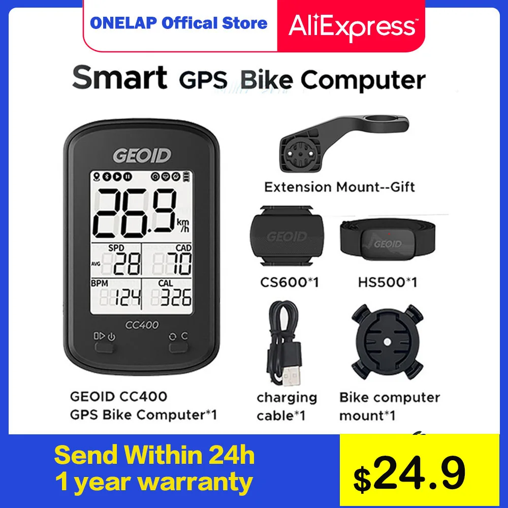 GEOID GPS Bike Computer Cycling ANT+Bluetooth Wireless GPS Bicycle Speedometer Waterproof Road Bike MTB Cycling Odometer
GEOID GPS Bike Computer Cycling ANT+Bluetooth Wireless GPS Bicycle Speedometer Waterproof Road Bike MTB Cycling Odometer