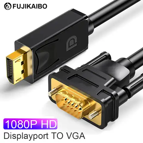 Кабель-переходник 1080P DP-VGA штекер-штекер VGA штекер HD кабель-преобразователь адаптер для проектора экран для DTV телевидения HDVD ноутбука