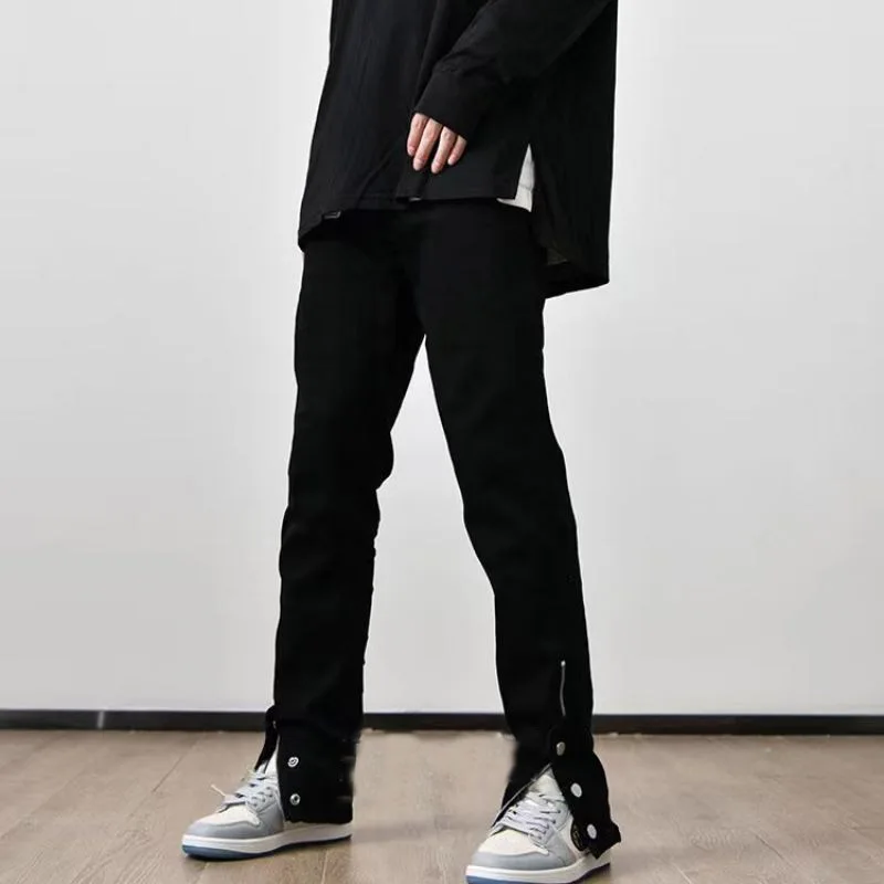 Fashion Casual Trousers Men Jogging Kpop Unique Button Zipper Hip Hop Streetwear Male's Clothing Stylish Sport Track Clothing
Fashion Casual Trousers Men Jogging Kpop Unique Button Zipper Hip Hop Streetwear Male's Clothing Stylish Sport Track Clothing
