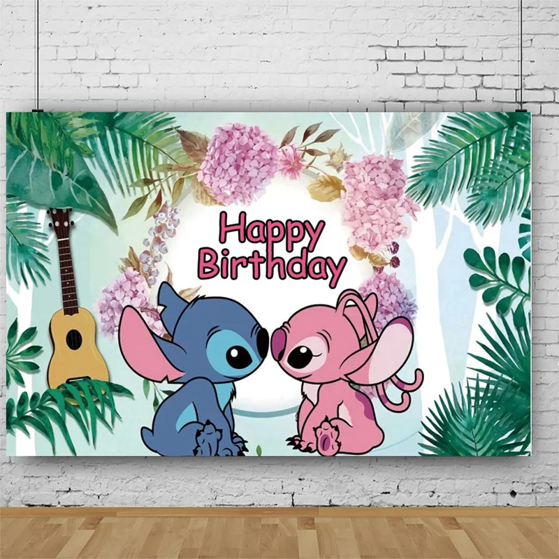Custom Background Disney Lilo & Stitch Birthday Party Decorations Children's Decoration Backdrops Wedding Wall Photozone Event
Custom Background Disney Lilo & Stitch Birthday Party Decorations Children's Decoration Backdrops Wedding Wall Photozone Event