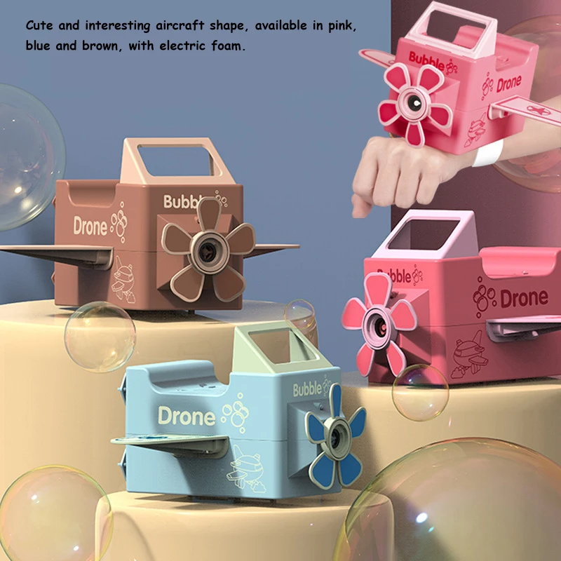 Kids Electric Bubble Machine Cartoon Animals Airplane Wrist Bubbles Machine Automatic Bubble Blowing Soap Water Toy for Children
Kids Electric Bubble Machine Cartoon Animals Airplane Wrist Bubbles Machine Automatic Bubble Blowing Soap Water Toy for Children