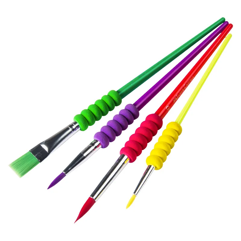 Faber-Castell 4pcs/set Watercolor Brush Children's Special Nylon Painting Brush Flat Head Round Head Art Supplies
Faber-Castell 4pcs/set Watercolor Brush Children's Special Nylon Painting Brush Flat Head Round Head Art Supplies